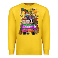 Lemon Hallloween Farm animals Truck Premium Sweatshirt - CowhideDigitalArt