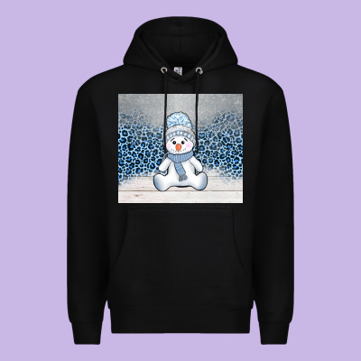Winter Snowman Premium Hoodie Designed By Adodesignshop