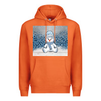 Carrot winter snowman Premium Hoodie - AdoDesignShop