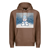Chestnut winter snowman Premium Hoodie - AdoDesignShop