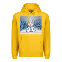 Lemon winter snowman Premium Hoodie - AdoDesignShop