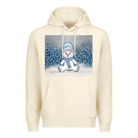 Sandshell winter snowman Premium Hoodie - AdoDesignShop