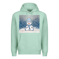 Seafoam winter snowman Premium Hoodie - AdoDesignShop