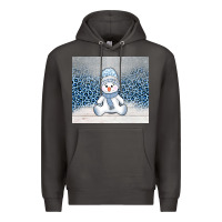 Smoke winter snowman Premium Hoodie - AdoDesignShop