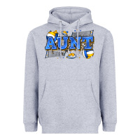 Heather Grey aunt volleyball Heavyweight Hoodie - Zillion Design Studio