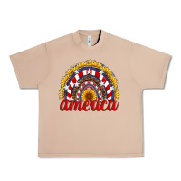 Burro america sunflower rainbow Urban Heavy Tee - Artiststas