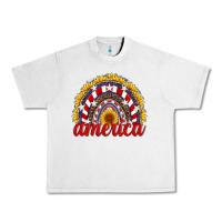 Lunar Rock america sunflower rainbow Urban Heavy Tee - Artiststas