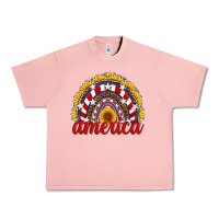 Salmon america sunflower rainbow Urban Heavy Tee - Artiststas