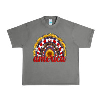 Tornado america sunflower rainbow Urban Heavy Tee - Artiststas