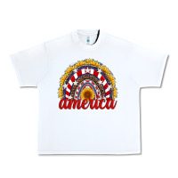 White america sunflower rainbow Urban Heavy Tee - Artiststas