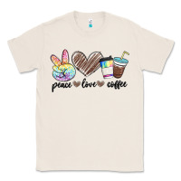 Natural peace love coffee Classic Tee - MaliasSmallBusiness