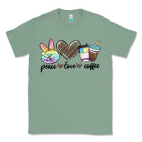 Sage peace love coffee Classic Tee - MaliasSmallBusiness