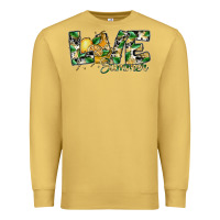 Antique Gold love summer lemon Premium Sweatshirt - SublimationCraftShop