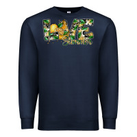 Navy love summer lemon Premium Sweatshirt - SublimationCraftShop
