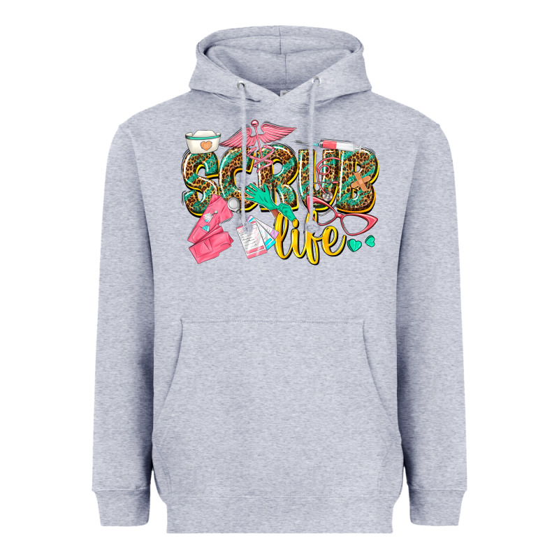 Scrub Life Heavyweight Hoodie by texasbilliewilder | Teevron