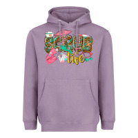 Lavender scrub life Heavyweight Hoodie - texasbilliewilder