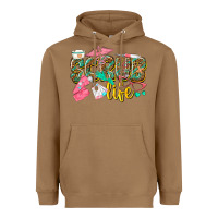 Toasted Coconut scrub life Heavyweight Hoodie - texasbilliewilder