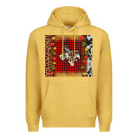Antique Gold texas christmas tumbler Premium Hoodie - AdoDesignShop