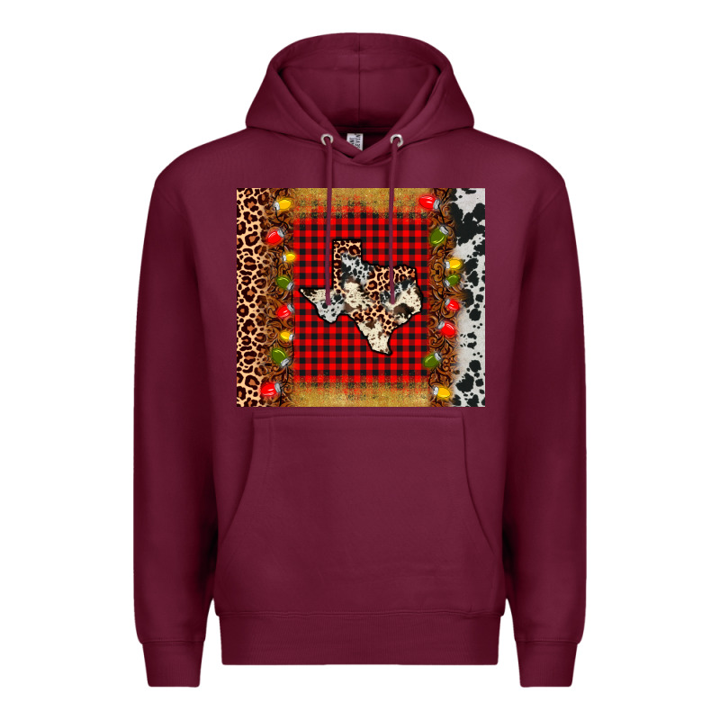 Texas Christmas Tumbler Premium Hoodie by AdoDesignShop | Teevron