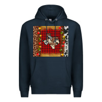 Navy texas christmas tumbler Premium Hoodie - AdoDesignShop