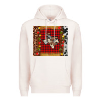 Pale Pink texas christmas tumbler Premium Hoodie - AdoDesignShop