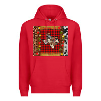 Red texas christmas tumbler Premium Hoodie - AdoDesignShop