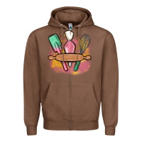 Chestnut customized kitchen elements Zipper Hoodie - MaliasSmallBusiness