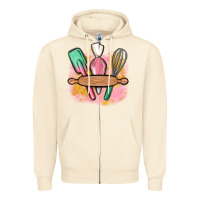 Sandshell customized kitchen elements Zipper Hoodie - MaliasSmallBusiness
