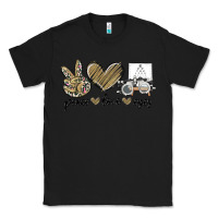 Black peace love eyes Classic Tee - MaliasSmallBusiness