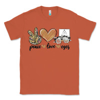 Copper peace love eyes Classic Tee - MaliasSmallBusiness