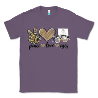 Lavender peace love eyes Classic Tee - MaliasSmallBusiness