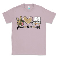 Lilac peace love eyes Classic Tee - MaliasSmallBusiness