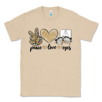 Mushroom peace love eyes Classic Tee - MaliasSmallBusiness