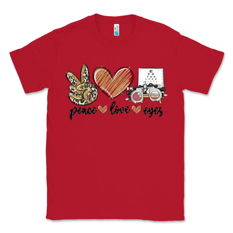 Peace Love Eyes Classic Tee by MaliasSmallBusiness | Teevron