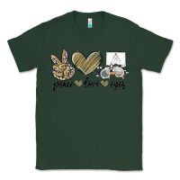 Sports Green peace love eyes Classic Tee - MaliasSmallBusiness
