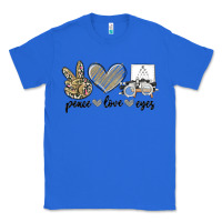 True Royal peace love eyes Classic Tee - MaliasSmallBusiness