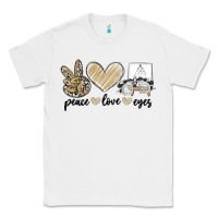 White peace love eyes Classic Tee - MaliasSmallBusiness
