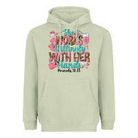Matcha she works willingly with her hands Heavyweight Hoodie - texasbilliewilder
