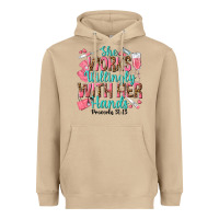 Mushroom she works willingly with her hands Heavyweight Hoodie - texasbilliewilder