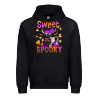 Black sweet and spooky halloween cow Urban Hoodie - Jasminsmagicworld