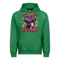 Emerald sweet and spooky halloween cow Urban Hoodie - Jasminsmagicworld
