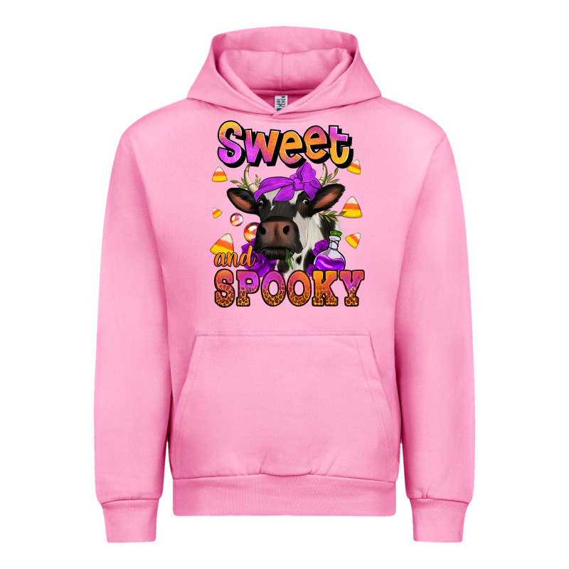 Sweet And Spooky Halloween Cow Urban Hoodie by Jasminsmagicworld | Teevron