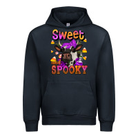 Navy sweet and spooky halloween cow Urban Hoodie - Jasminsmagicworld