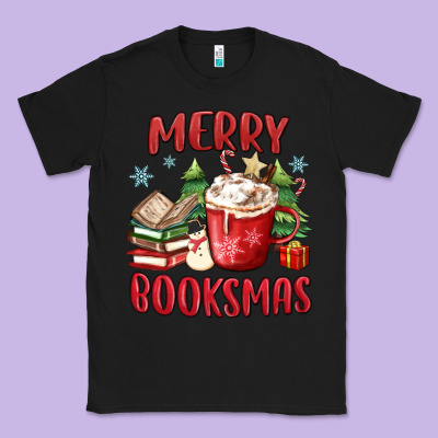 Classic Tee merry booksmas