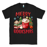 Black merry booksmas Classic Tee - MaliasSmallBusiness