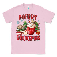 Bubblegum Pink merry booksmas Classic Tee - MaliasSmallBusiness