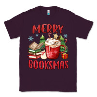 Plum merry booksmas Classic Tee - MaliasSmallBusiness