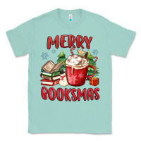 Seafoam merry booksmas Classic Tee - MaliasSmallBusiness