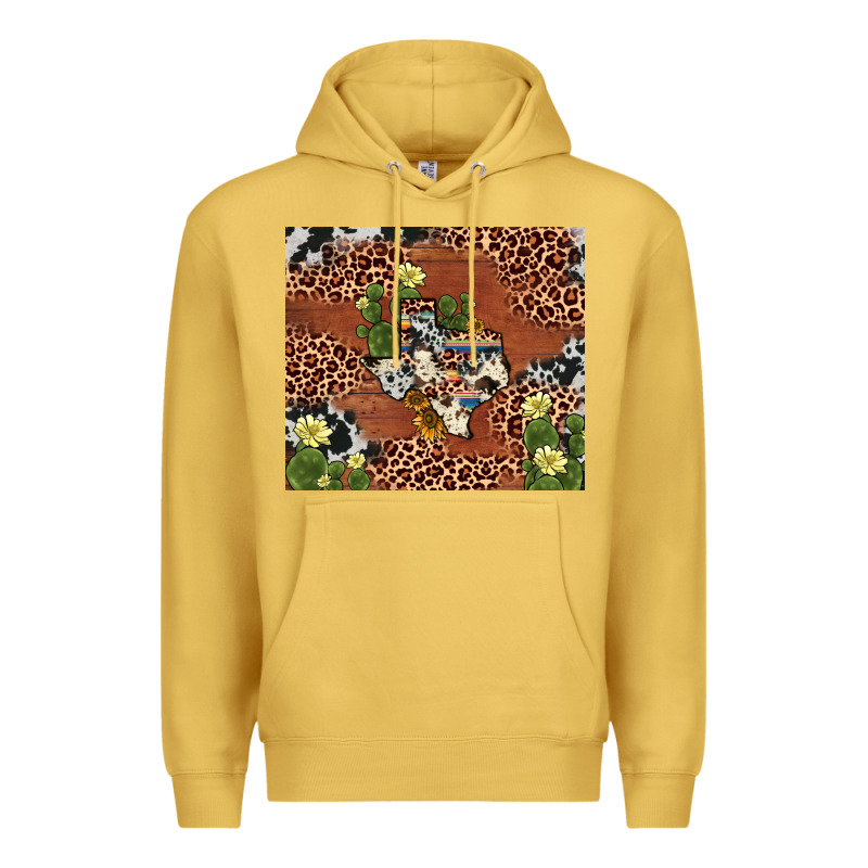 Texas Cactus Premium Hoodie by AdoDesignShop | Teevron