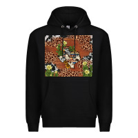 Black texas cactus Premium Hoodie - AdoDesignShop